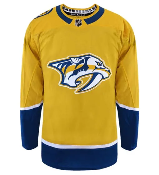 Customizable Nashville Predators Adidas Primegreen Authentic NHL Hockey Jersey     